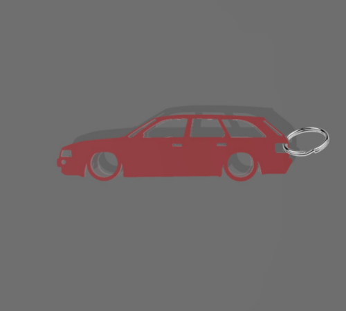 Audi 80 kombi kulcstartó