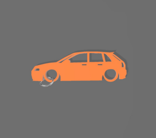 Audi A3 8L kulcstartó