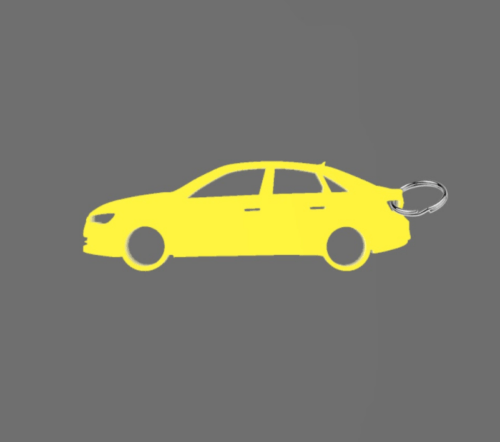 Audi A3 8V sedan kulcstartó