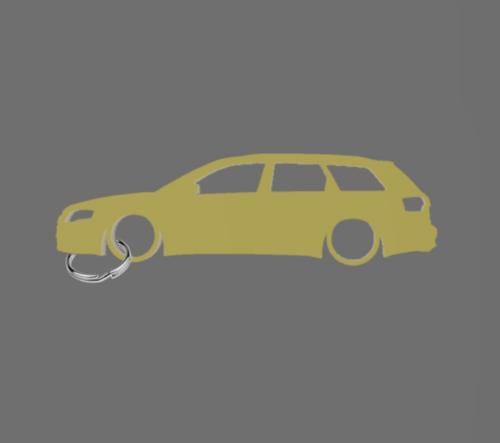 Audi A4 B7 kombi kulcstartó