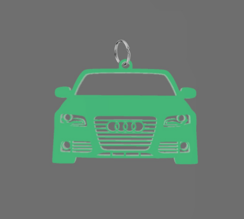 Audi A4 B8 kulcstartó