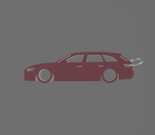 Audi A4 B9 kombi kulcstartó