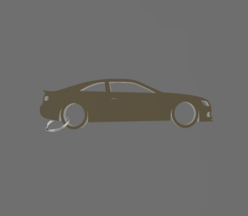 Audi A5 Mk1 kulcstartó