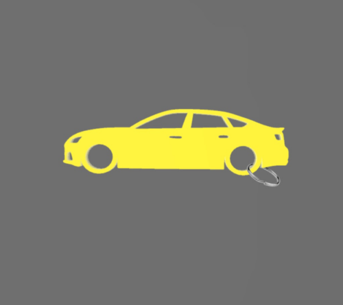 Audi A5 Mk3 kulcstartó