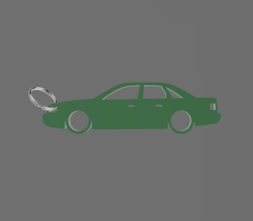 Audi A6 C4 sedan kulcstartó