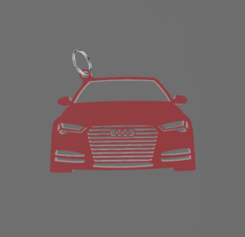 Audi A6 C7 kombi kulcstartó - Image 2