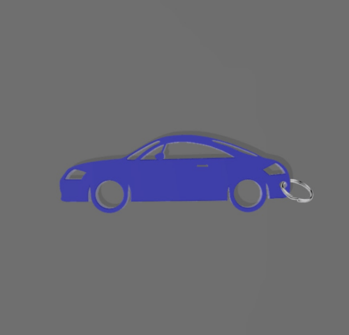 Audi TT Mk1 kulcstartó