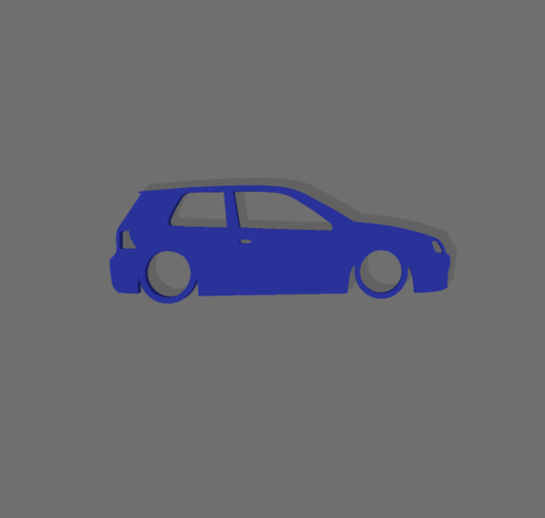 Volkswagen Golf 4 Kulcstartó - Image 2