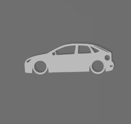 Ford Focus Mk2 kulcstartó - Image 2