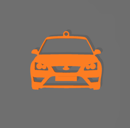 Ford Focus Mk2 kulcstartó