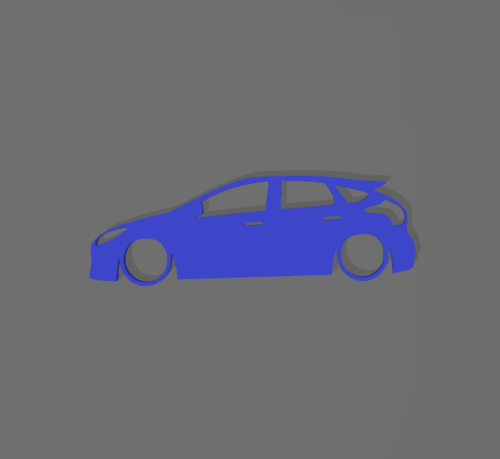 Ford Focus Mk3 kulcstartó