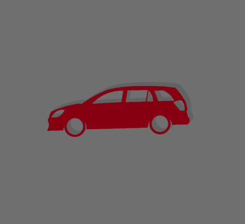Opel Astra H kombi kulcstartó