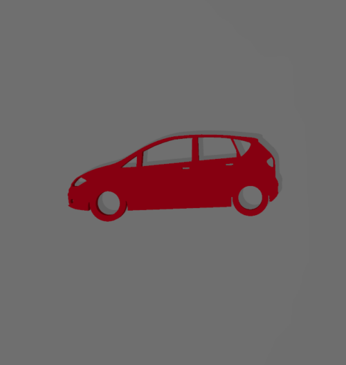 Seat Altea kulcstartó
