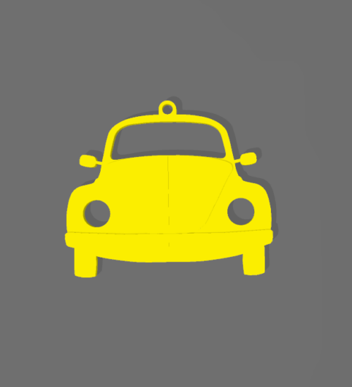 Volkswagen Beetle kulcstartó