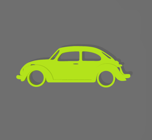 Volkswagen Beetle kulcstartó - Image 2