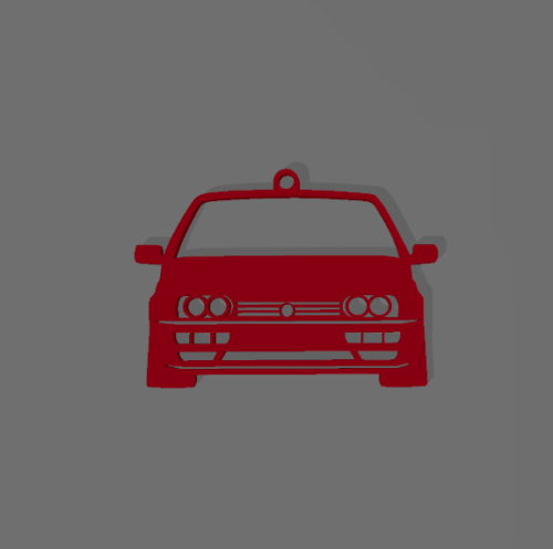 Volkswagen Golf 3 kulcstartó - Image 2