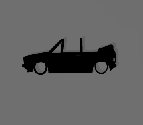 Volkswagen Golf 1 Cabrio kulcstartó