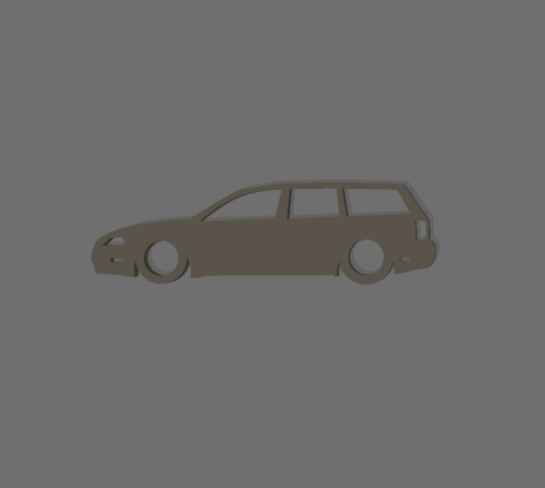 Volkswagen Passat B5.5 kombi kulcstartó