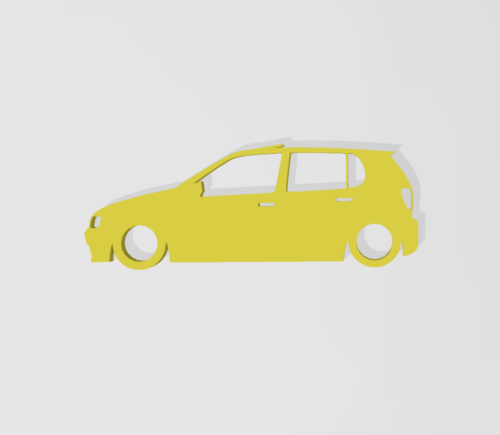 Volkswagen Polo 6N kulcstartó