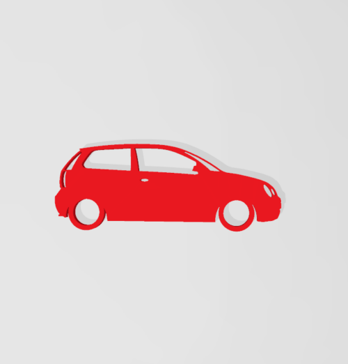 Volkswagen Polo 9N1 kulcstartó