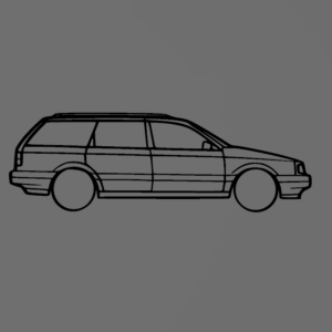 Volkswagen Passat B3 kombi fali dekoráció