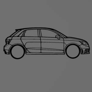 Audi A1 fali dekoráció