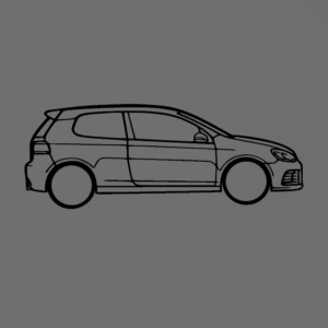 Volkswagen Golf 6 fali dekoráció