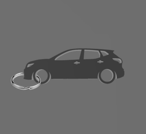 Nissan Qashqai kulcstartó