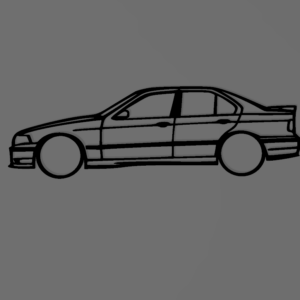 Bmw E36 fali dekoráció
