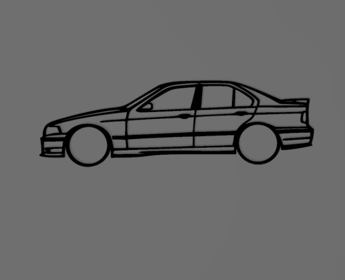 Bmw E36 fali dekoráció