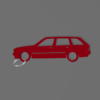 BMW E30 Touring kulcstartó