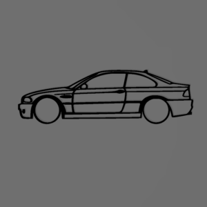 Bmw E46 fali dekoráció