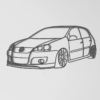 Volkswagen Golf 5 fali dekoráció - Image 3