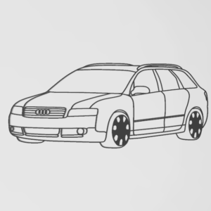 Audi A4 B6 Avant fali dekoráció