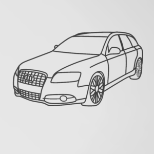 Audi A6 C6 Avant fali dekoráció