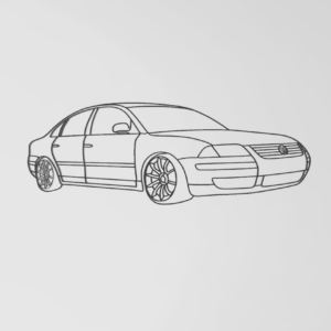 Volkswagen Passat B5.5 fali dekoráció