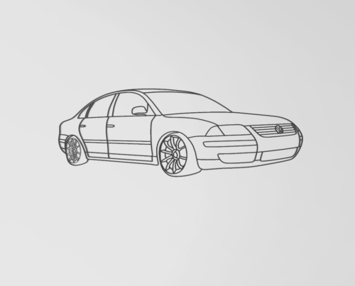 Volkswagen Passat B5.5 fali dekoráció