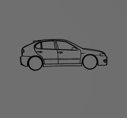 Seat Leon Mk1 fali dekoráció