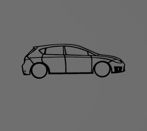 Seat Leon Mk2 fali dekoráció