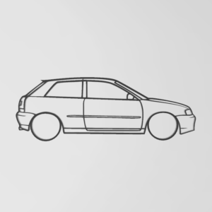 Audi A3 8L fali dekoráció
