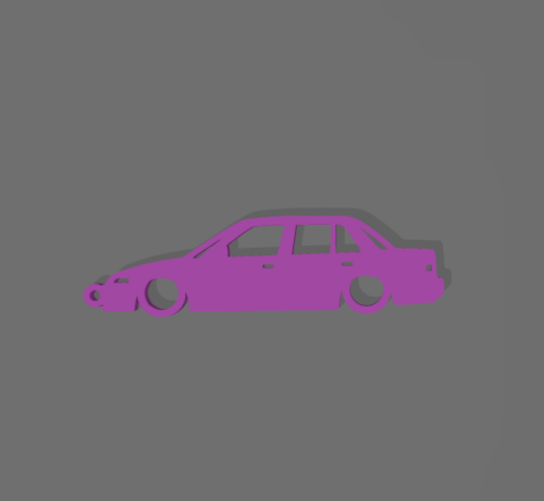 Honda Civic 4gen sedan kulcstartó