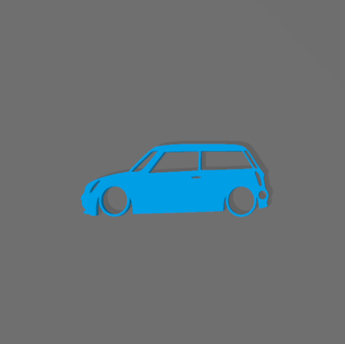 Mini Cooper 2gen kulcstartó