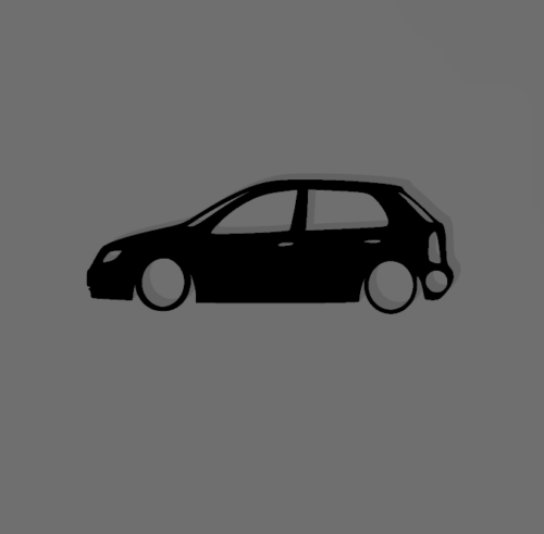 Skoda Fabia mk1 kulcstartó