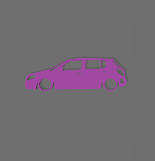 Skoda Fabia mk2 kulcstartó