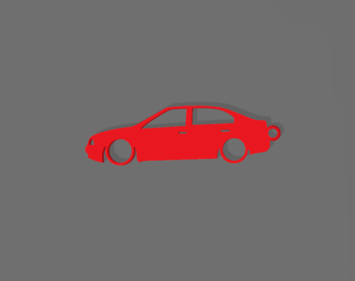 Skoda Octavia mk1 sedan kulcstartó