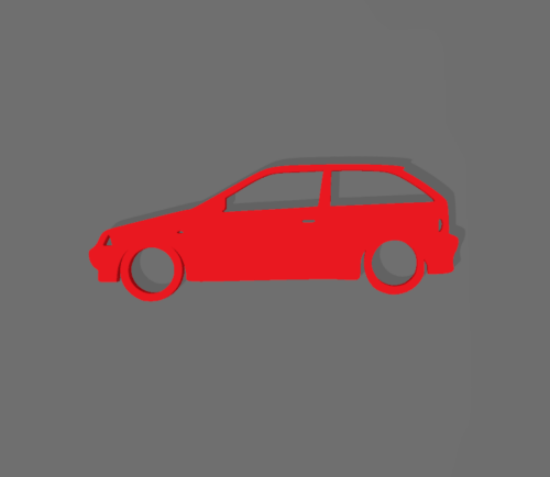 Suzuki Swift mk2 kulcstartó