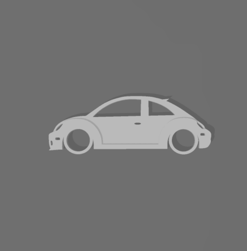 Volkswagen New Beetle kulcstartó