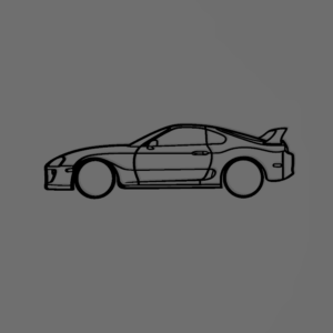 Toyota Supra mk4 fali dekoráció