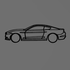Ford Mustang 6th fali dekoráció