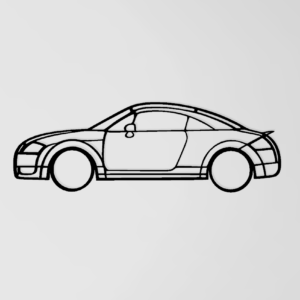 Audi TT mk1 fali dekoráció
